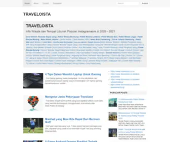 Traveloista.com(Traveloista) Screenshot
