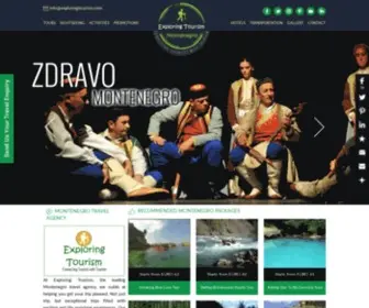 Travelomontenegro.com(Montenegro Travel Agency) Screenshot