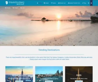 Travelong.co.uk(Home Page) Screenshot