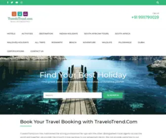 Travelotrend.com(One Stop Travel Solutions) Screenshot