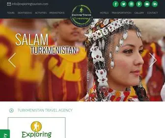 Traveloturkmenistan.com(Turkmenistan Travel Agency) Screenshot