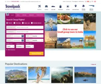 Travelpack.ca(Tailor Made Holidays by Travelpack) Screenshot
