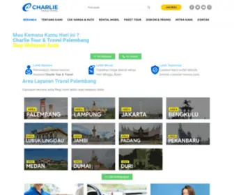 Travelpalembang.co.id(Charlie Tour & Travel Palembang Nyaman) Screenshot