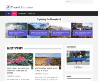 Travelparadiso.net(Travel Paradiso) Screenshot