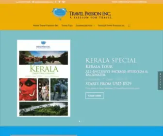 Travelpassioninc.com(Customized Tour Packages of 2019 India) Screenshot