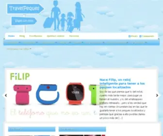 Travelpeques.com(Vacaciones con niños) Screenshot