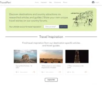 Travelperi.com(Find top tourist attractions to visit in each country) Screenshot