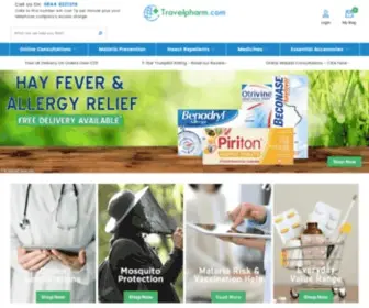 Travelpharm.com(Malaria Tablets) Screenshot