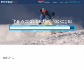 Travelplan.com.au(Ski Holidays & Package Deals Australia) Screenshot