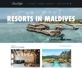 Travelplusstyle.com(Luxury Hotel Reviews by TravelPlusStyle) Screenshot