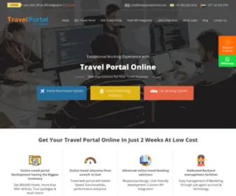 Travelportalonline.com(Travel portal online) Screenshot