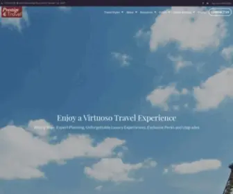 Travelprestige.com(Prestige Travel) Screenshot