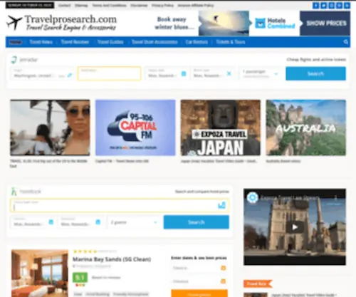 Travelprosearch.com(Travelprosearch) Screenshot