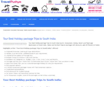 Travelpushya.com(Kerala Honeymoon Packages) Screenshot