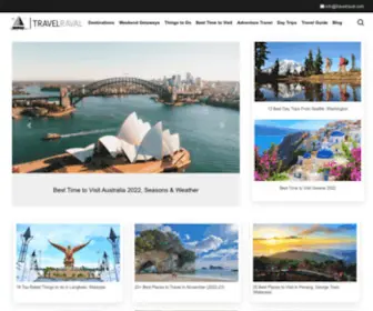 Travelraval.com(Find Fascinating Places that Inspire Your Journeys) Screenshot