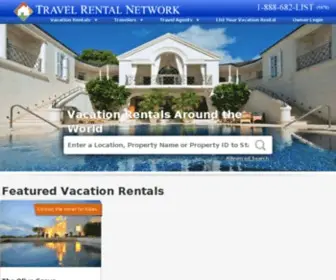 Travelrentalnetwork.com(Luxury Villa Rentals Worldwide) Screenshot