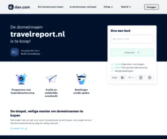 Travelreport.nl(De domeinnaam is te koop) Screenshot