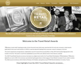Travelretailawards.com(The Travel Retail Awards) Screenshot
