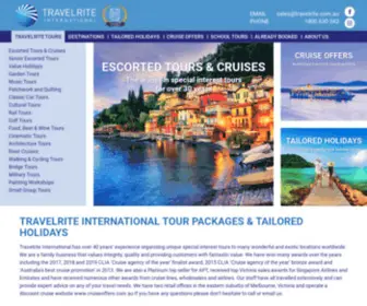 Travelrite.com.au(Australia Holidays) Screenshot