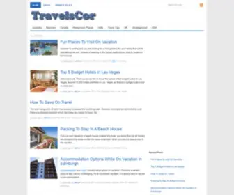 Travelscor.com(Travel Blog) Screenshot