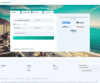Travelsearch.com(Zoek naar vluchten) Screenshot