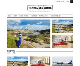 Travelseewrite.com(Travel See Write) Screenshot