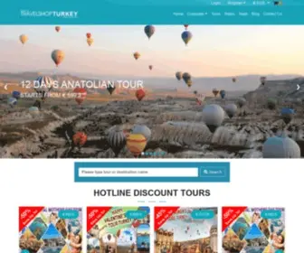 Travelshopturkey.com(Turkey Travel Agency) Screenshot