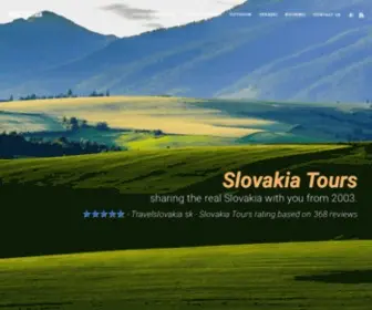 Travelslovakia.sk(Slovakia Tours) Screenshot