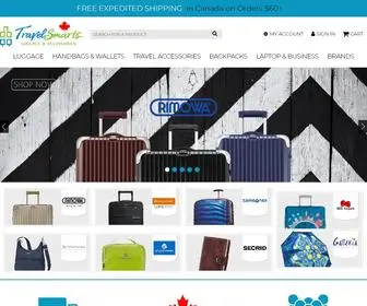 Travelsmarts.ca(TravelSmarts Luggage & Accessories) Screenshot