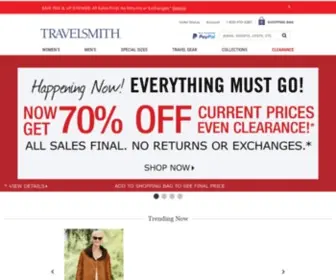 Travelsmith.com(Travelsmith) Screenshot