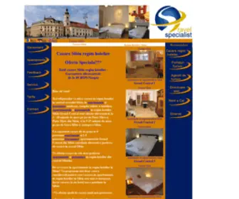 Travelspecialist.ro(Cazare Sibiu Regim Hotelier) Screenshot