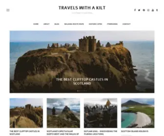 Travelswithakilt.com(Scotland travel blog and itineraries with advice for travelling Scotland) Screenshot