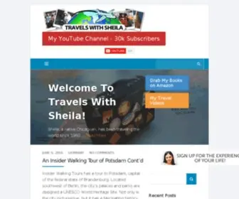 Travelswithsheila.com(Travels With Sheila) Screenshot