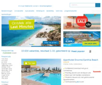 Travelta.nl(Vakanties vergelijken) Screenshot