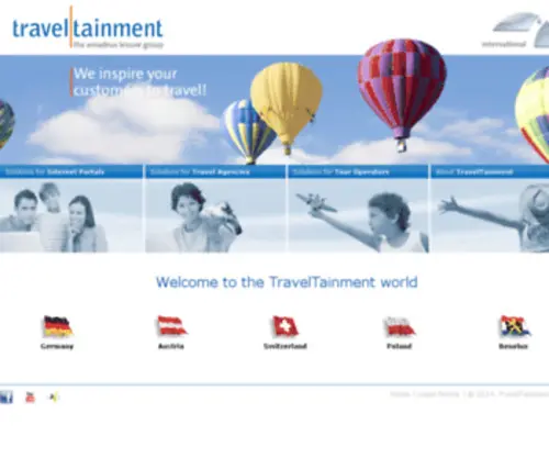 Traveltainment.fr(TravelTainment International) Screenshot