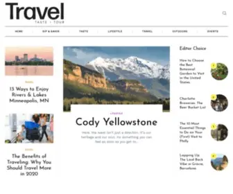 Traveltasteandtour.com(Travel Taste and Tour Magazine) Screenshot