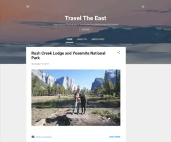 Traveltheeast.com(Travel The East) Screenshot