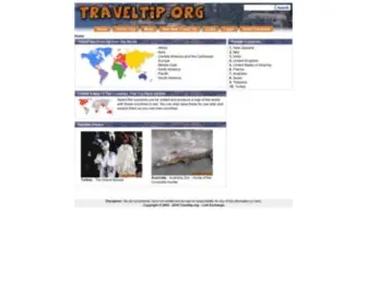 Traveltip.org(Travel tips from all over the world) Screenshot