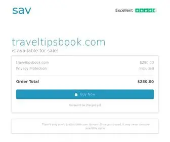 Traveltipsbook.com(The premium domain name) Screenshot