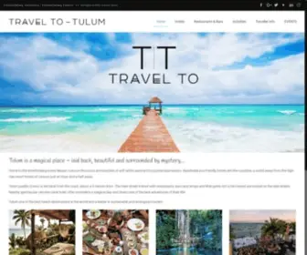 Travelto-Tulum.com(Extraordinary Events) Screenshot