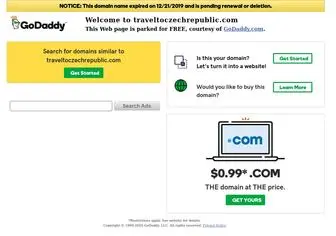 Traveltoczechrepublic.com(Travel to Europe) Screenshot