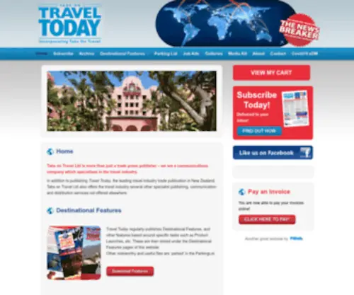 Traveltoday.co.nz(Travel Today) Screenshot