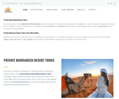 Traveltodesert.com(Private Marrakech Desert Tours) Screenshot
