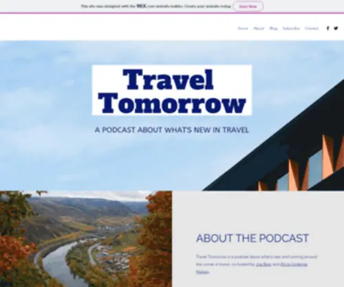 Traveltomorrowpod.com(Travel Tomorrow Podcast) Screenshot