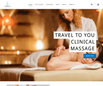 Traveltoyouclinicalmassage.com(Travel to You Clinical Massage) Screenshot