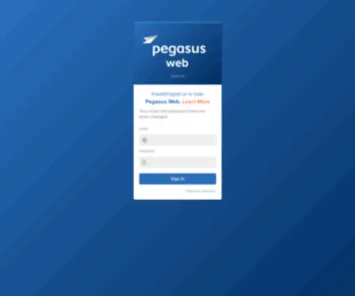 Traveltripper.io(Pegasus Web) Screenshot