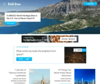 Traveltrivia.com(Travel Trivia) Screenshot
