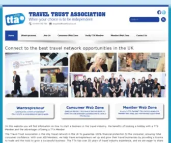 Traveltrust.co.uk(The Travel Trust Association) Screenshot