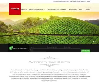 Travelustkerala.com(Travelust Kerala) Screenshot