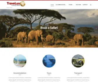 Travelux.co.za(Luxury Travel) Screenshot